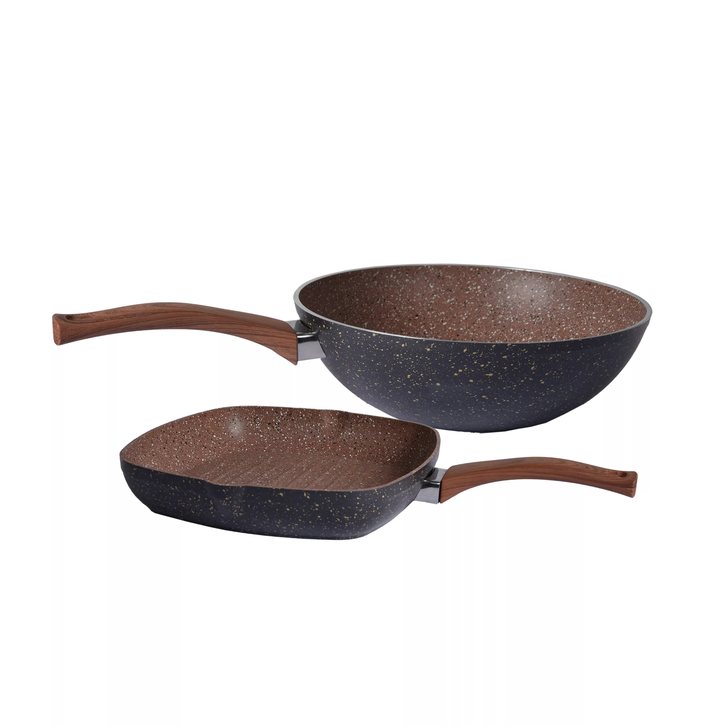 سرویس تابه 2 پارچه اویز مدل  wook-grill