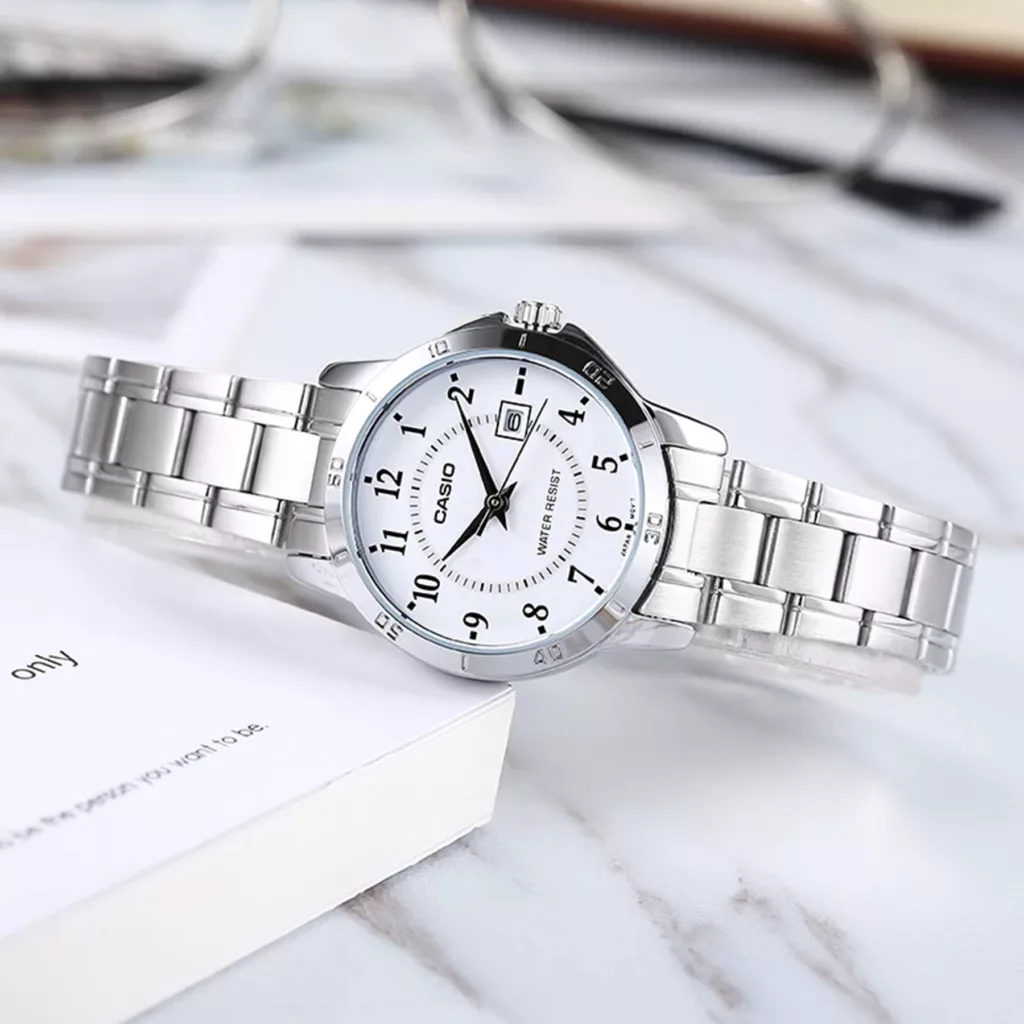 ساعت مچی عقربه ای زنانه کاسیو مدل LTP-V004D-7BUDF