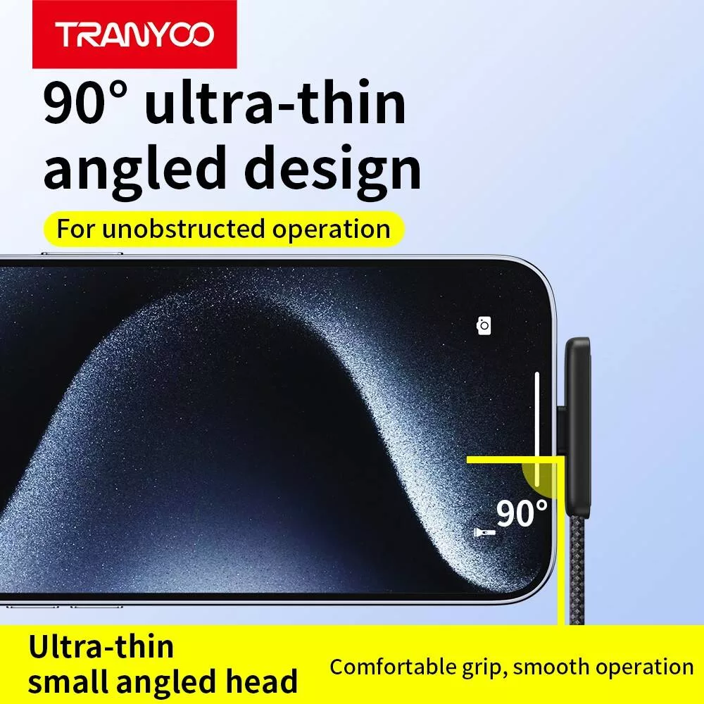 کابل تبدیل USB-C ترانیو مدل CC-3 طول 1.2 متر