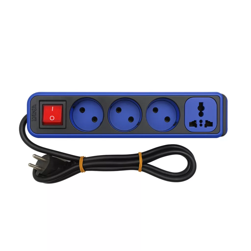 چند راهی برق مدل مبدل دار دینا D3000 کد 3.8M