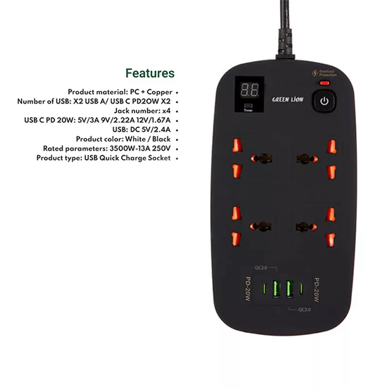 چندراهی برق گرین لاین مدل Timing Function