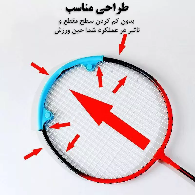 ضربه گیر راکت مدل سیلیکونی بسته دو عددی