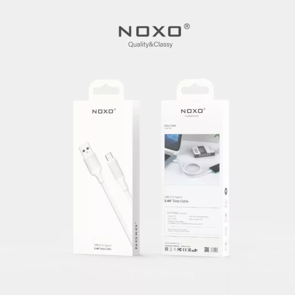 کابل تبدیل USB به usb-C نوکسو مدل CN-1 طول 1متر