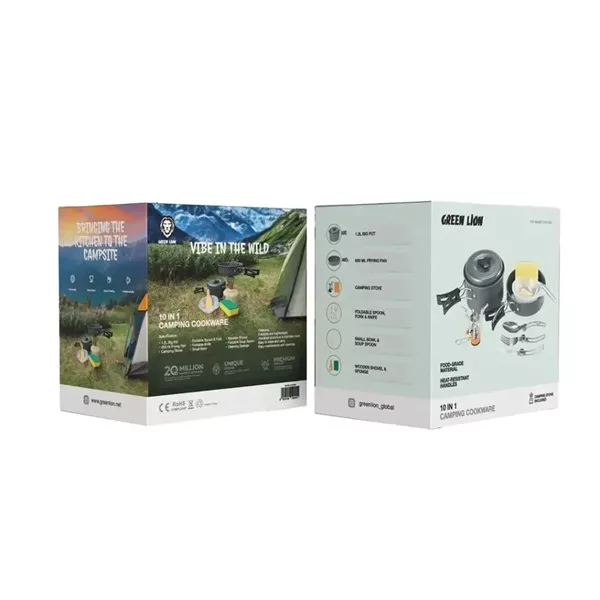 مجموعه ظروف سفری گرین لاین مدل GN10N1C00KBK