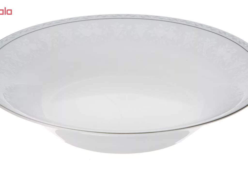 سرویس غذاخوری 35 پارچه چینی زرین ایران سری شهرزاد مدل وایت رز درجه عالی