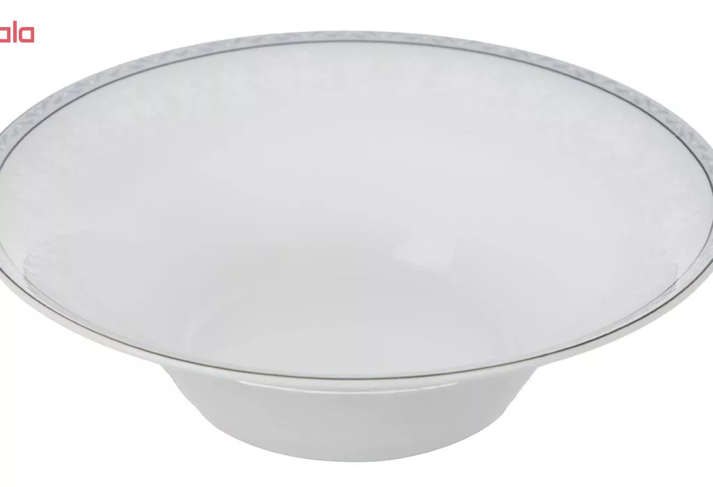 سرویس غذاخوری 35 پارچه چینی زرین ایران سری شهرزاد مدل وایت رز درجه عالی