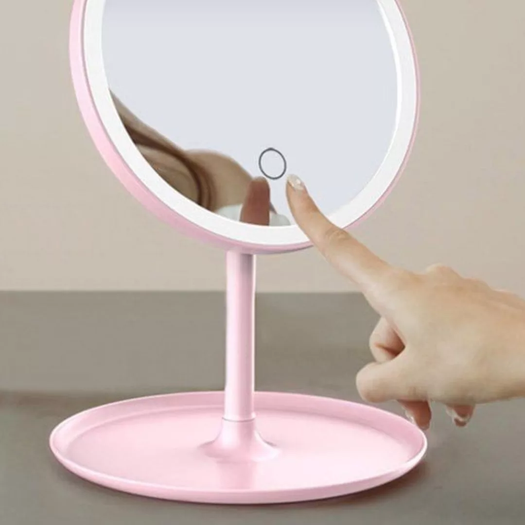 آینه و رینگ لایت آرایشی  کد 5508