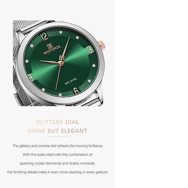 ساعت مچی عقربه ای زنانه نیوی فورس مدل 5023GN