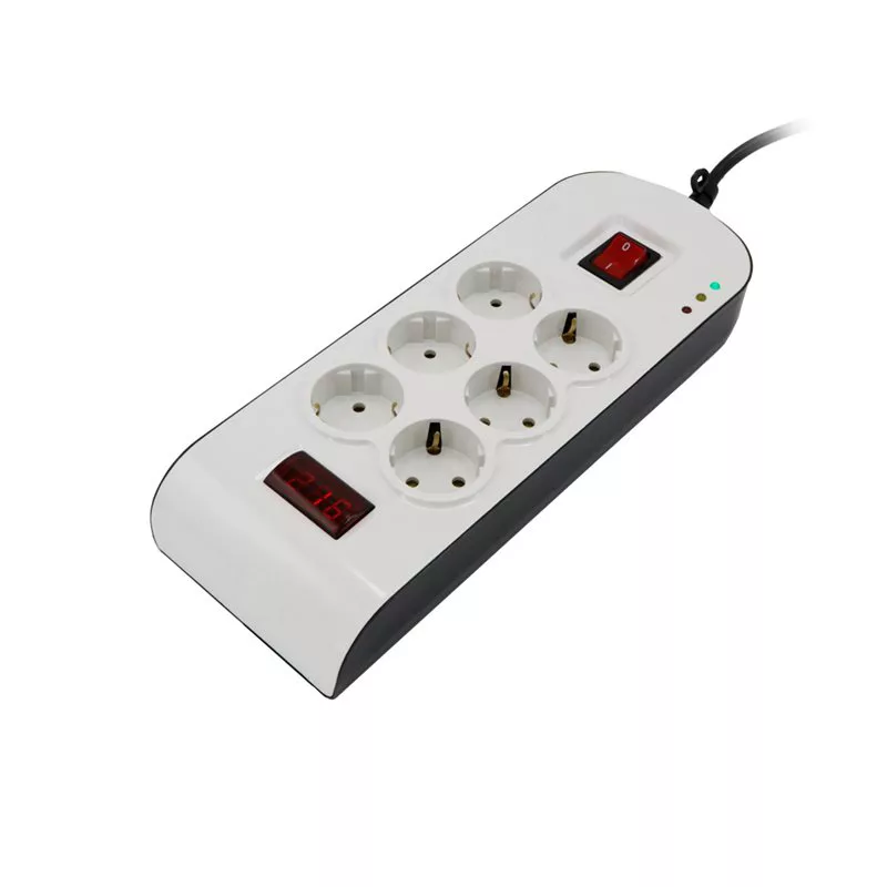 محافظ ولتاژ پارت الکتریک مدل شش خانه کد  P8796