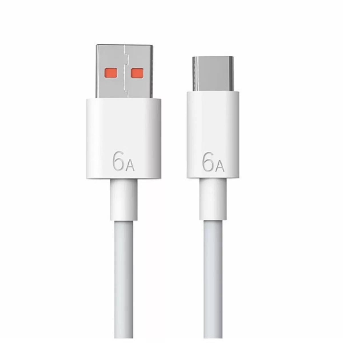 کابل تبدیل USB به USB-C مدل 6A طول 1 متر مجموعه 2عددی