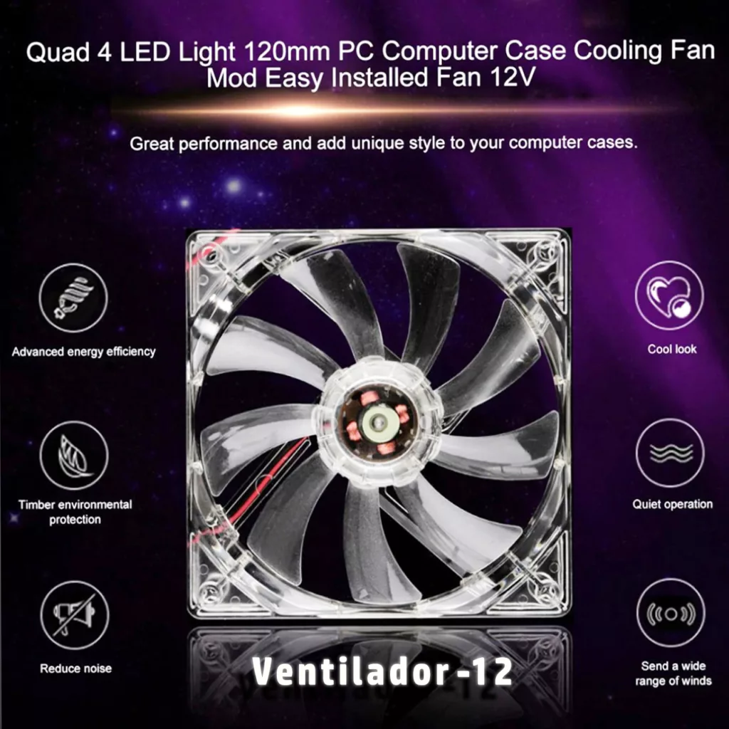 فن کیس ایتوک مدل 12-Ventilador
