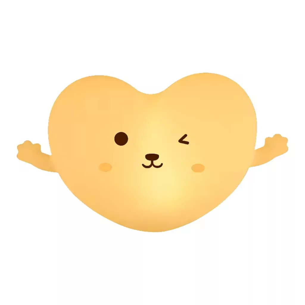 چراغ خواب کودک طرح قلب مدل love