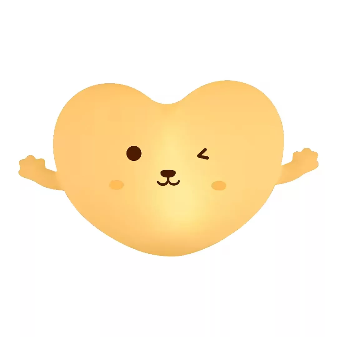 چراغ خواب کودک طرح قلب مدل love