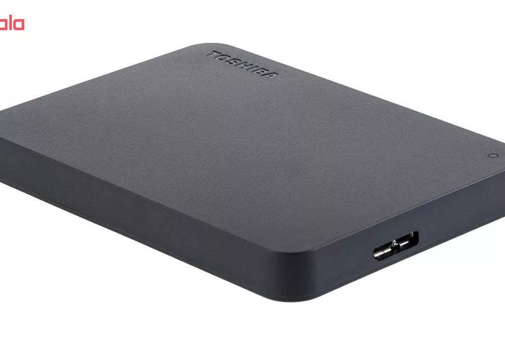هارد اکسترنال توشیبا مدل Canvio Basics ظرفیت یک ترابایت دارای رابط USB Type-A 3.0