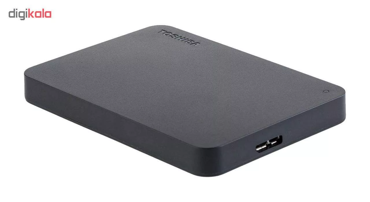 هارد اکسترنال توشیبا مدل Canvio Basics ظرفیت یک ترابایت دارای رابط USB Type-A 3.0
