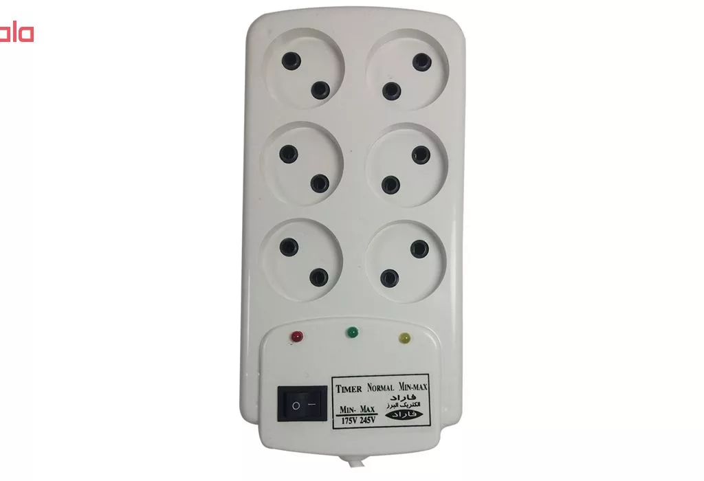 چند راهی و محافظ برق فاراد مدل N/M6