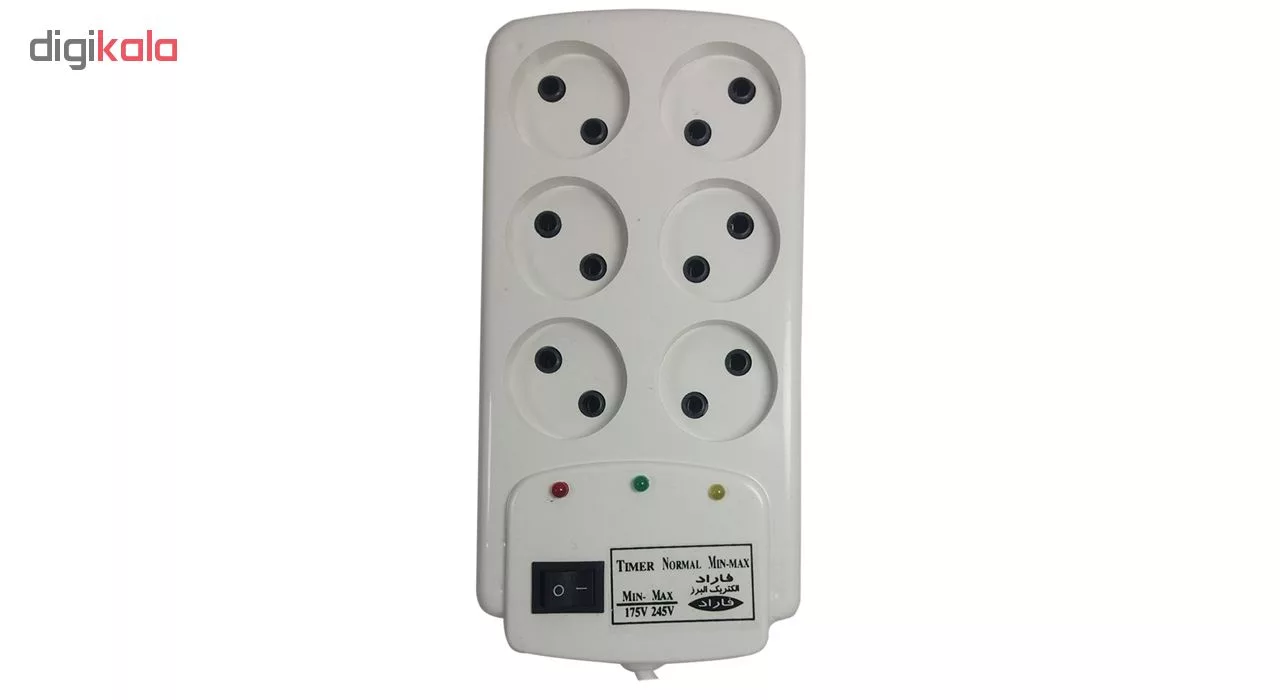 چند راهی و محافظ برق فاراد مدل N/M6