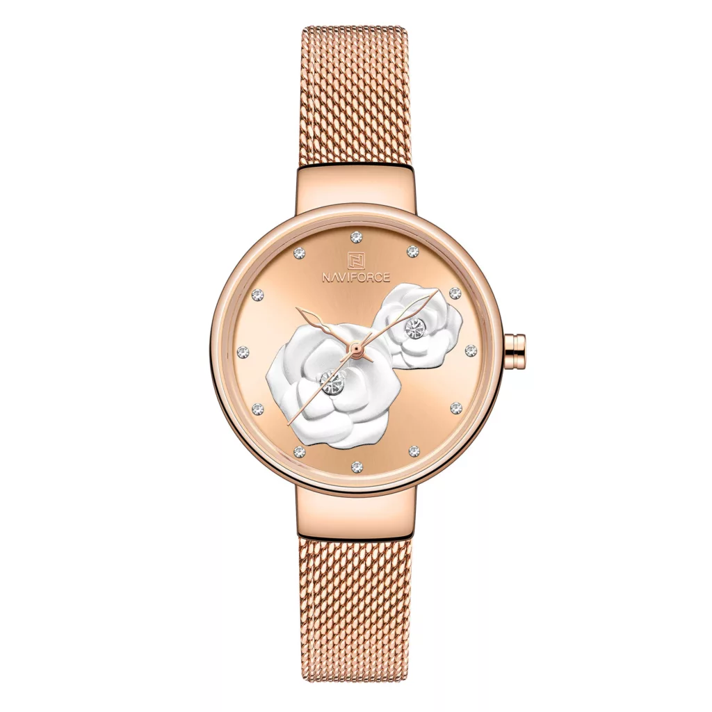 ساعت مچی عقربه ای زنانه نیوی فورس مدل NF5013L – RZ-RZ