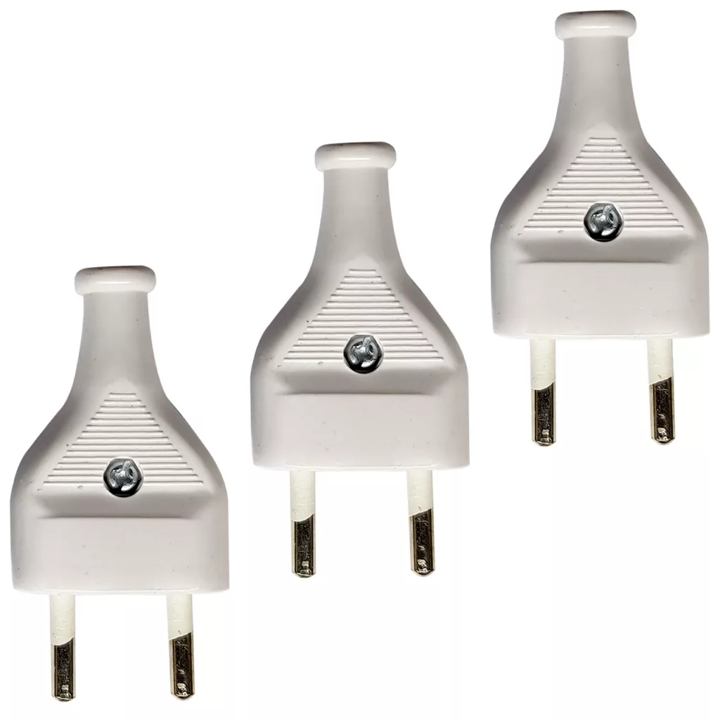 دوشاخه برق کد DB-110 بسته سه عددی