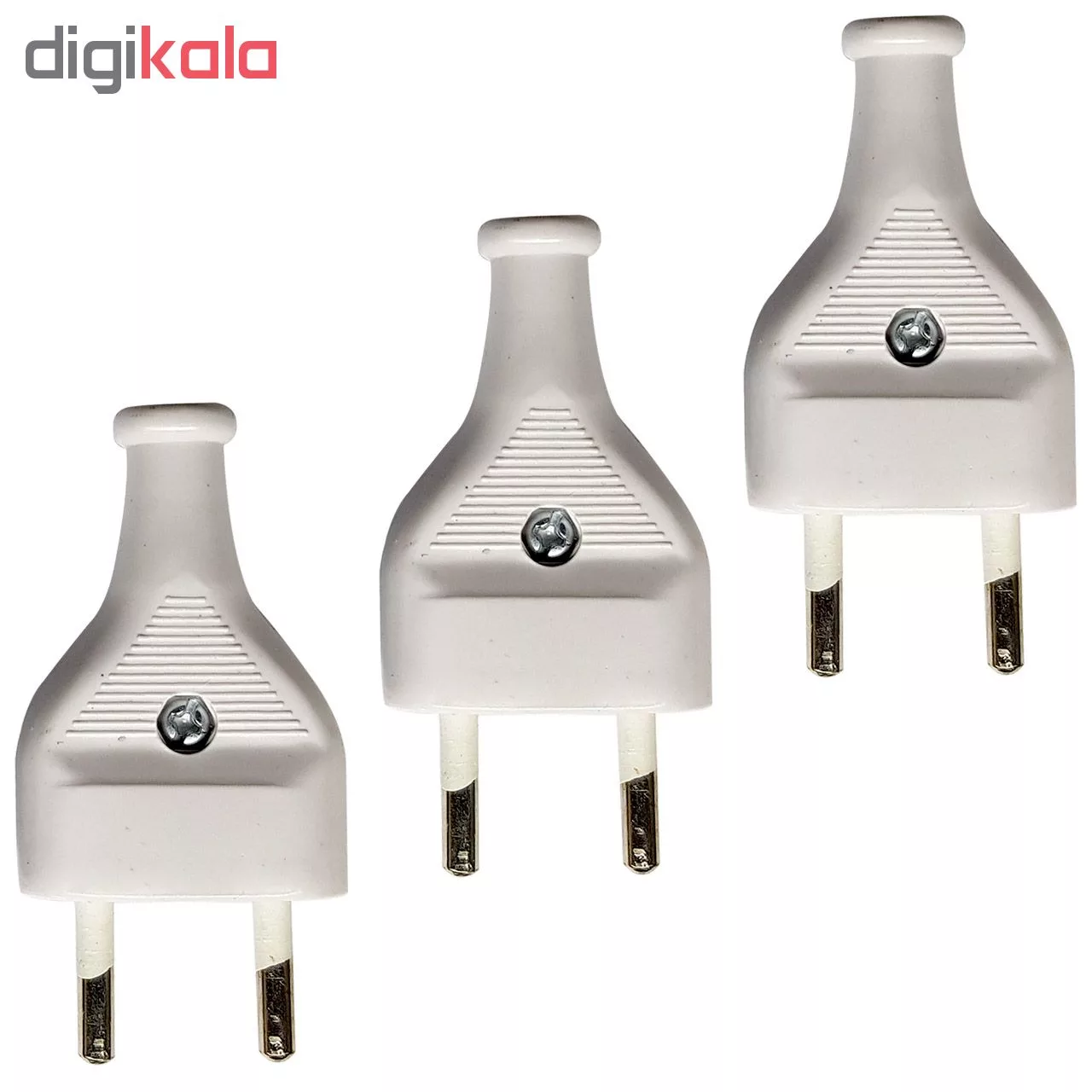 دوشاخه برق کد DB-110 بسته سه عددی