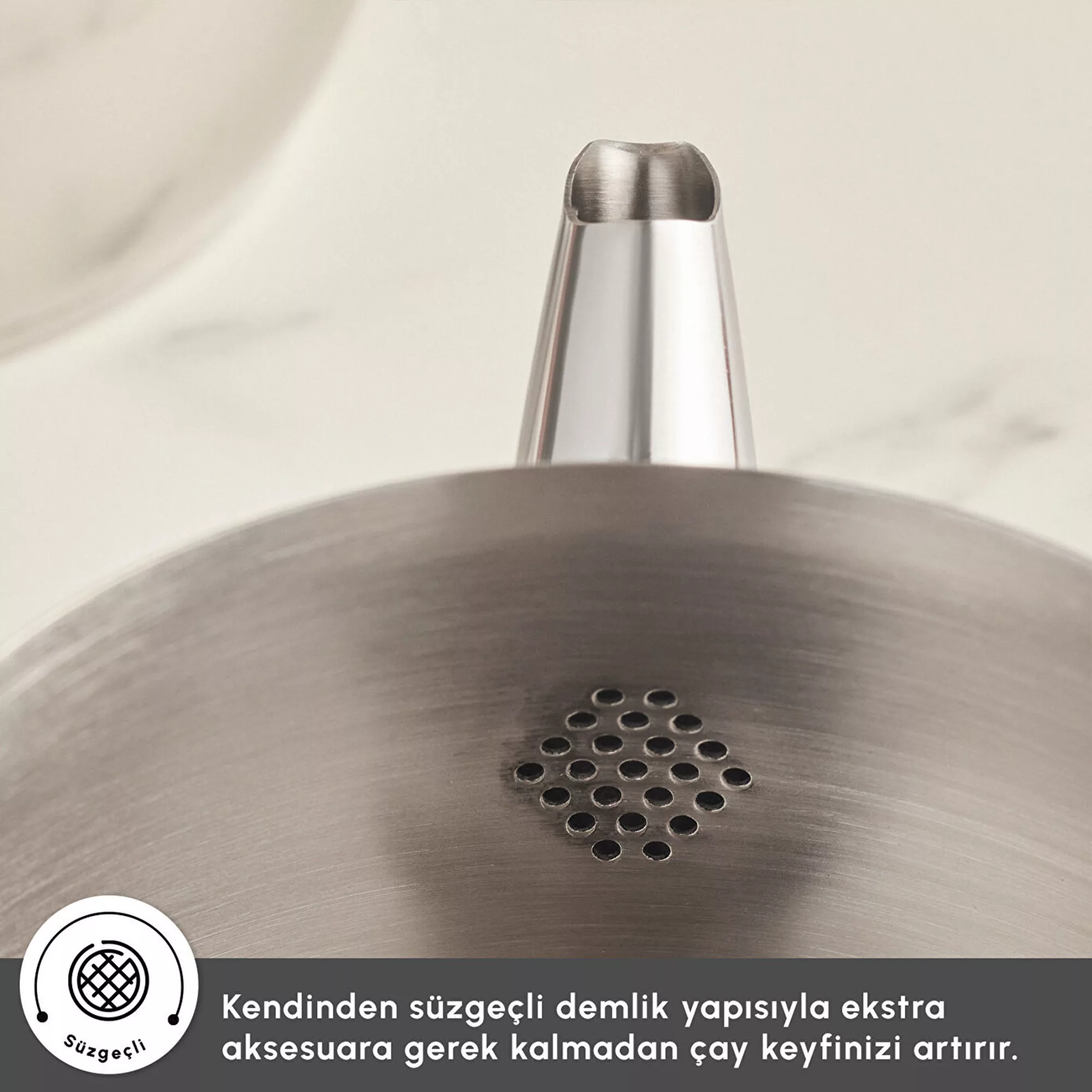 ست کتری و قوری کاراجا مدل SEP-FREZYA Midi گنجایش کتری 1.5 لیتر و گنجایش قوری 1 لیتر