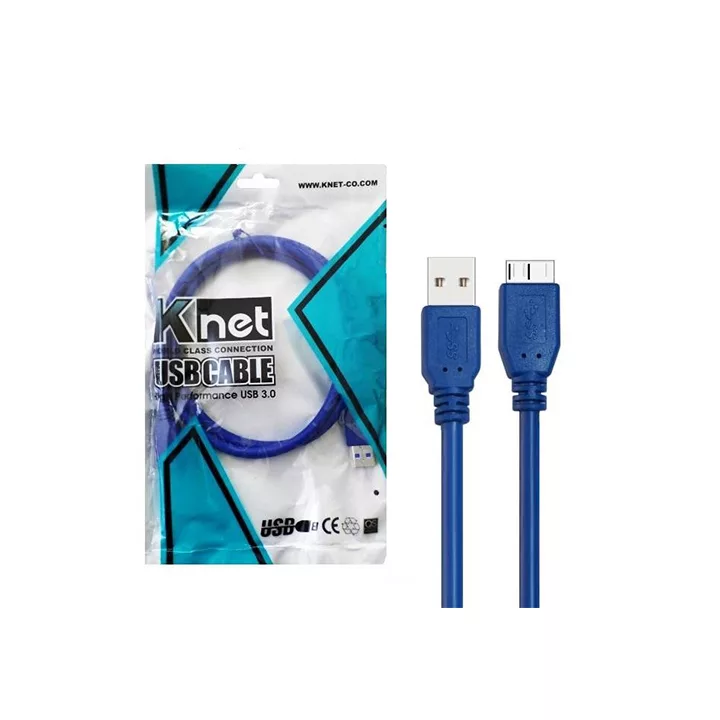 کابل هارد USB 3.0 کی نت مدل K-CUHD3006 طول 0.6 متر