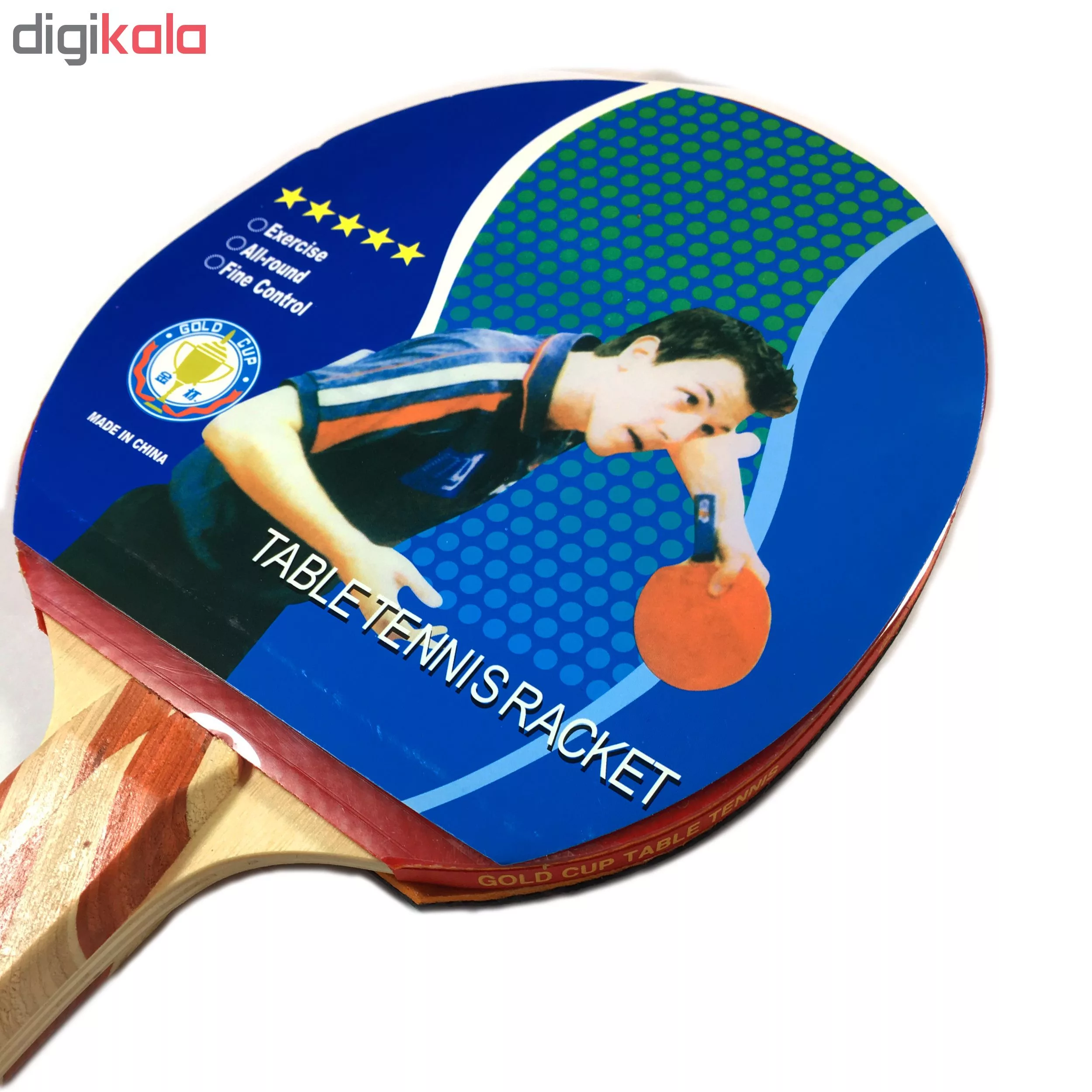 راکت پینگ پنگ گلد کاپ کد 02