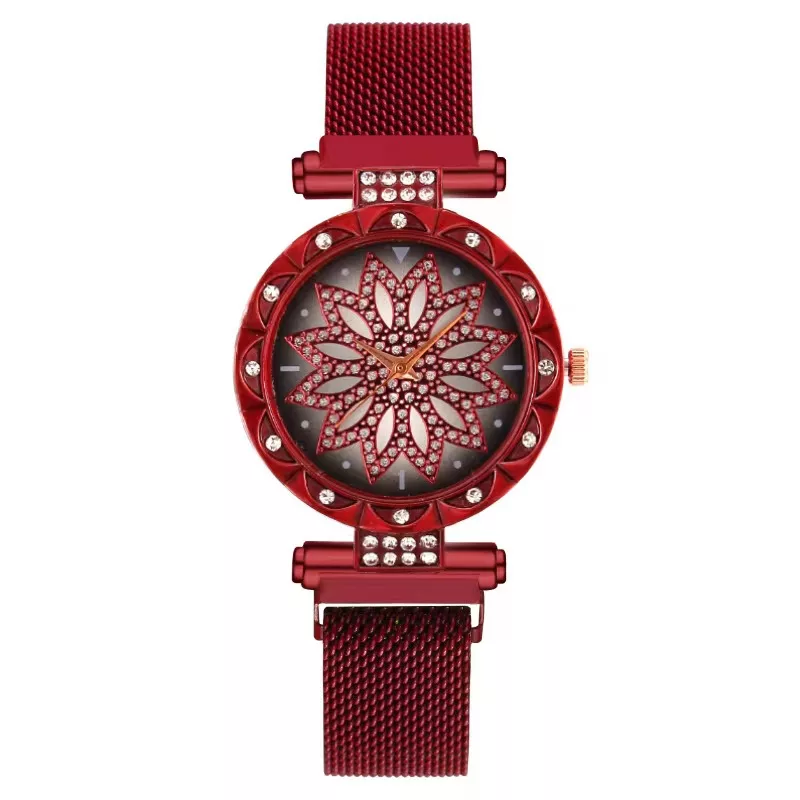 ساعت مچی عقربه ای زنانه مدل چرخشی کد gher1