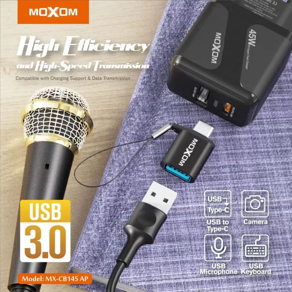 مبدل USB به USB OTG موکسوم مدل MX-CB145 AP