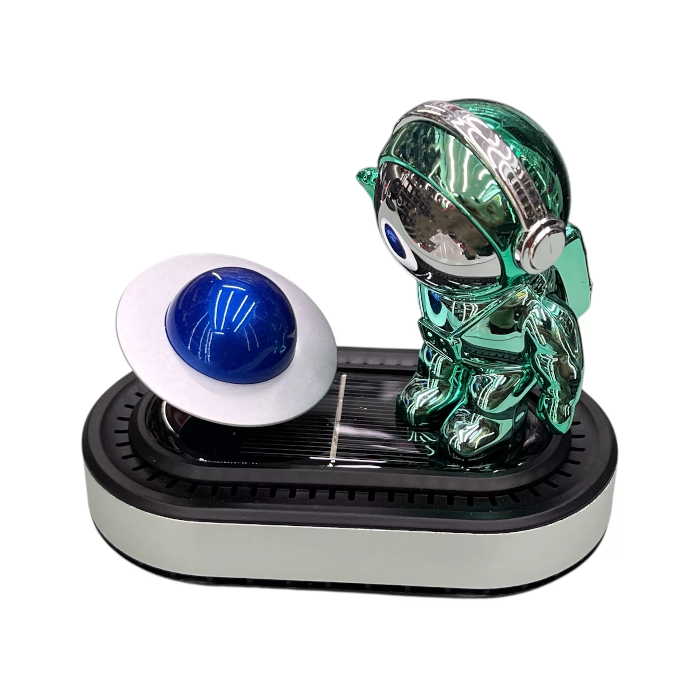 خوشبوکننده خودرو مدل سولار خورشیدی چرخشی طرح آدم فضا نورد کد GRN