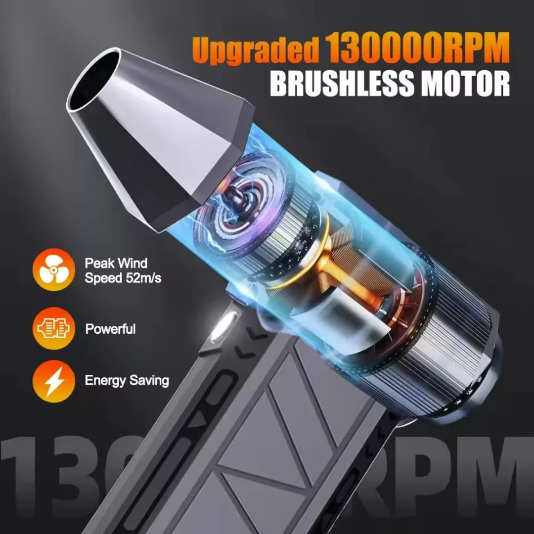 دستگاه دمنده و مکنده شارژی مدل VIOLENT چراغدار