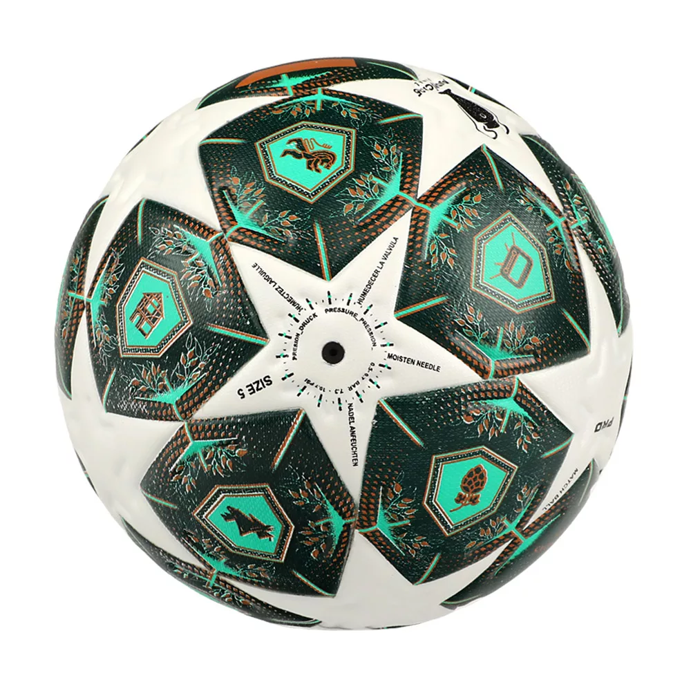 توپ فوتبال مدل چمپیونزلیگ چرمی 2025