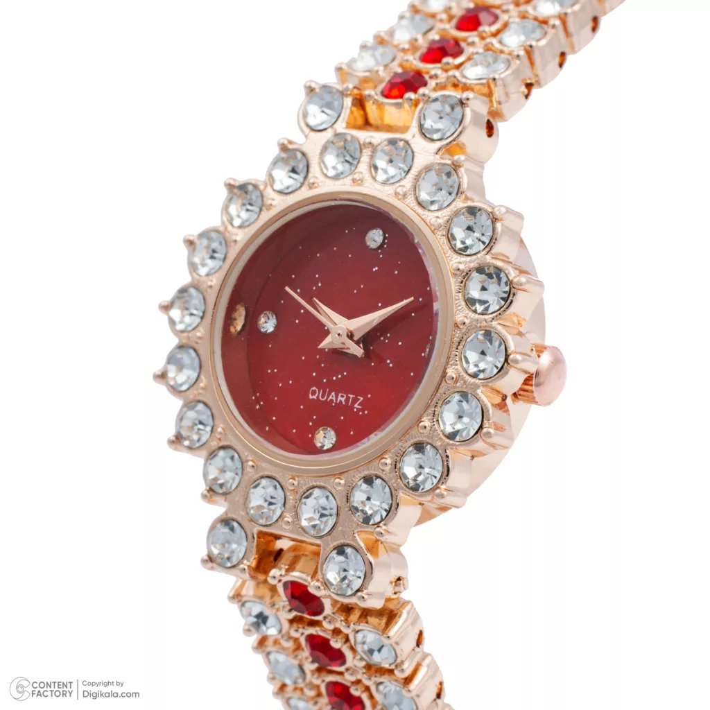 ست ساعت مچی عقربه ای و دستبند زنانه مدل B5