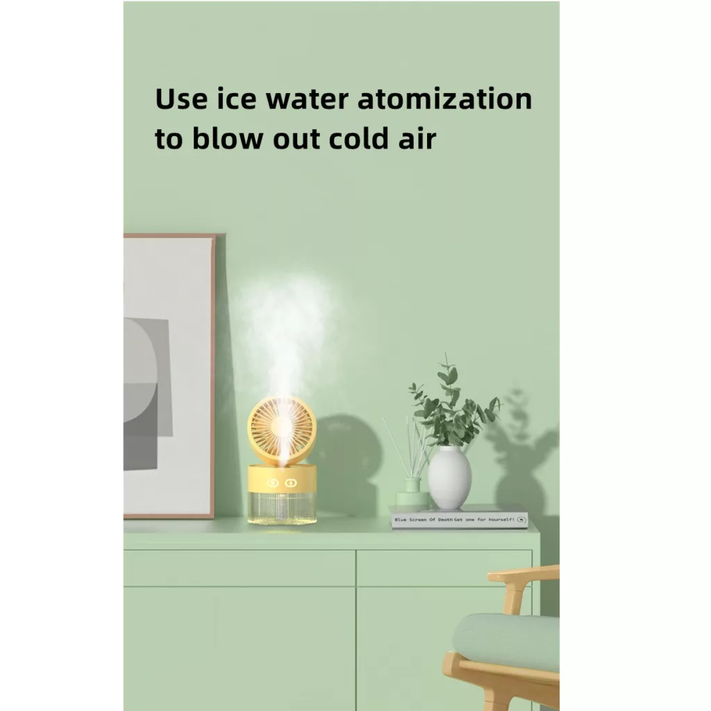 پنکه USB مدل بخور سرد کد 2022-2 spray fan