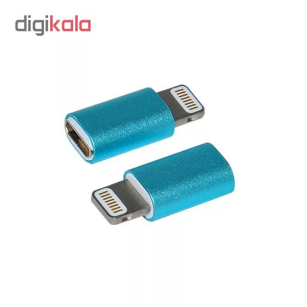 تبدیل micro USB به لایتنینگ مدل Metal adapter