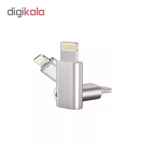تبدیل micro USB به لایتنینگ مدل Metal adapter