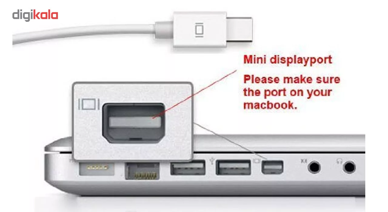 کابل تبدیل Mini DisplayPort به HDMI مدل MD- 01 طول 1.8 متر
