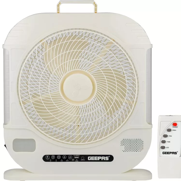 پنکه شارژی جی پاس مدل GF21190 ظرفیت 7000 میلی آمپر ساعت