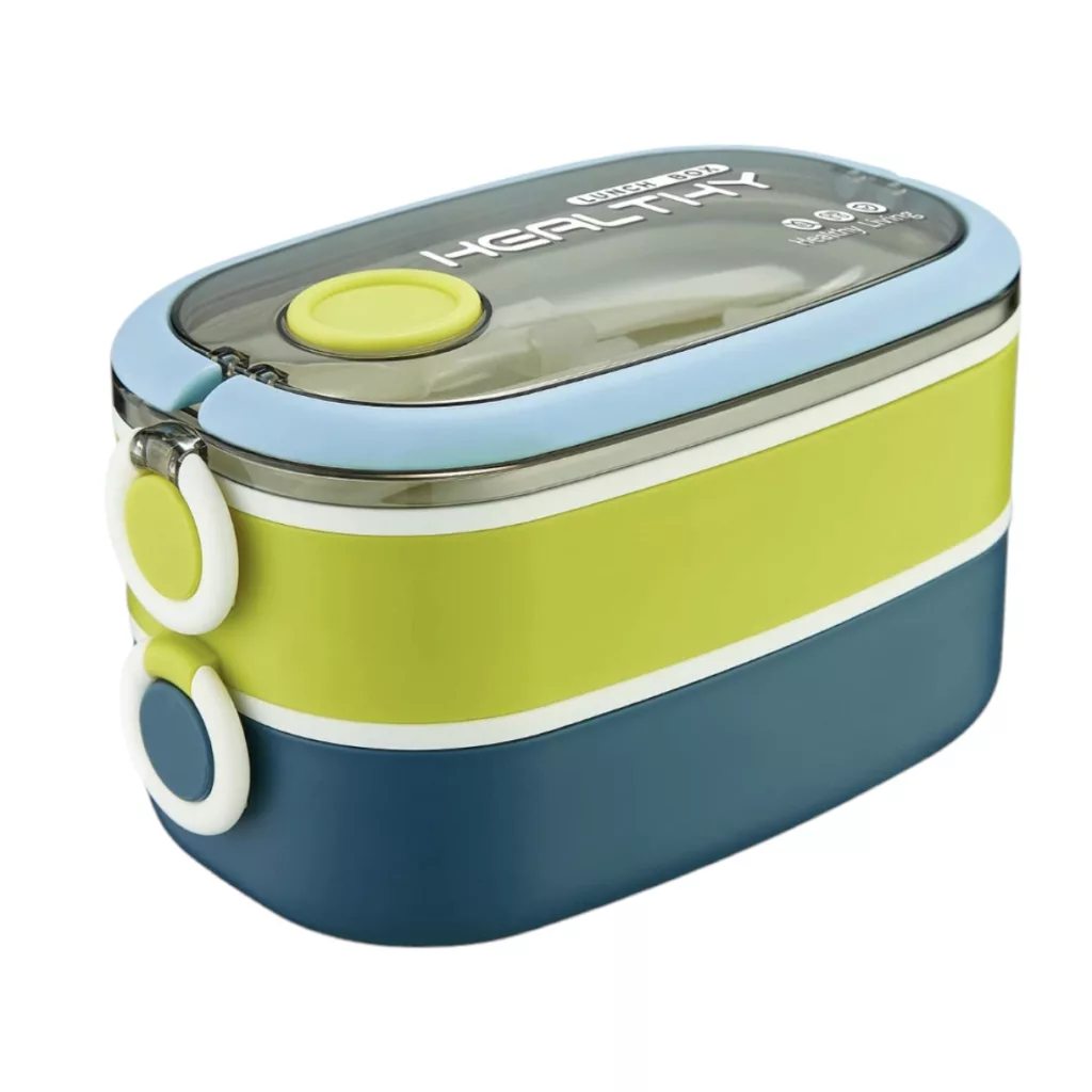 ظرف سفری مدل لانچ باکس دو طبقه