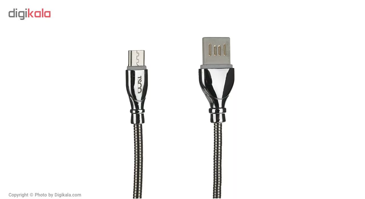 کابل تبدیل USB به microUSB تسکو مدل TC 62N طول 1 متر
