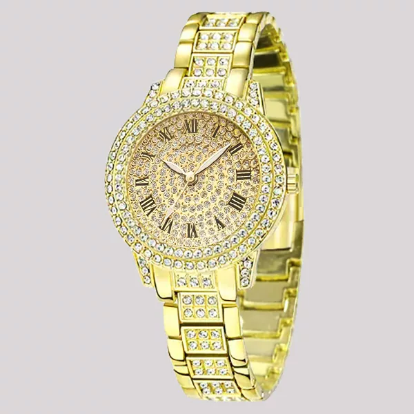 ساعت مچی عقربه ای زنانه مدل الماس لوکس کد TAL01