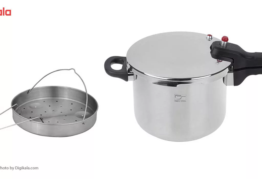 زودپز پارس استیل مدل کف سه لایه گنجایش 6 ليتر