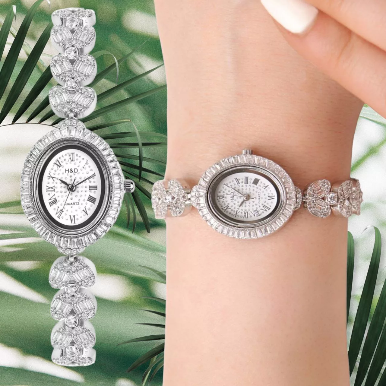 ساعت مچی عقربه ای نقره زنانه مدل rzzdeh-064