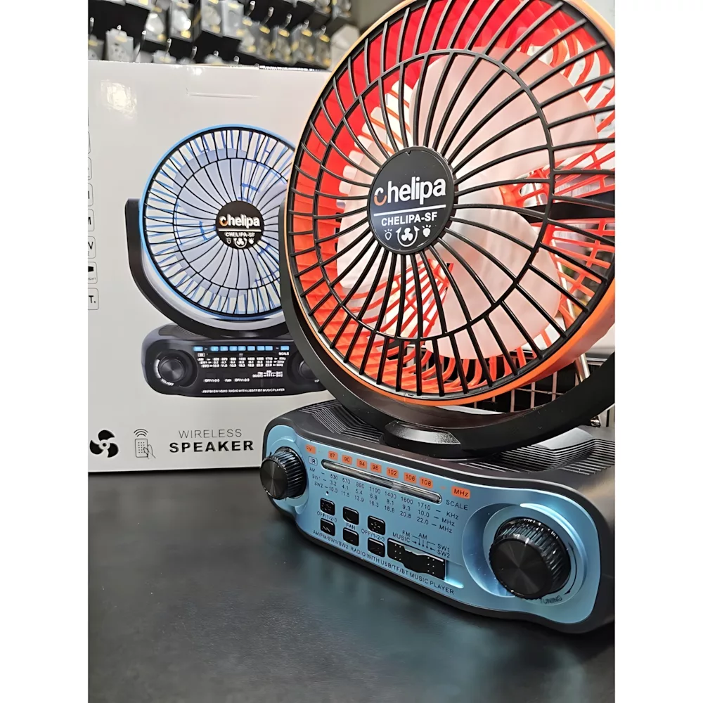 پنکه رومیزی چلیپا مدل CH-SL ظرفیت 4000 میلی آمپرساعت