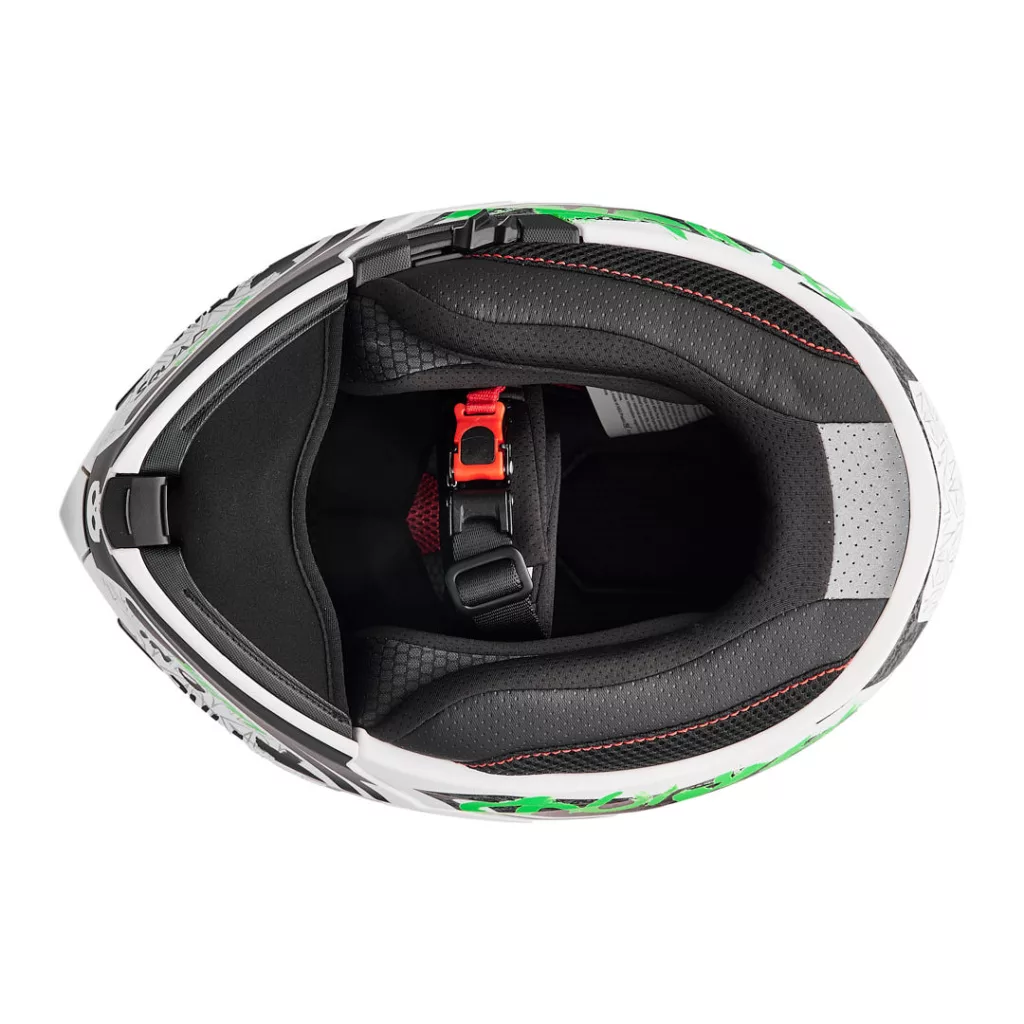 کلاه کاسکت فک متحرک فلش مدل 935sv neon-yellowgreen-white