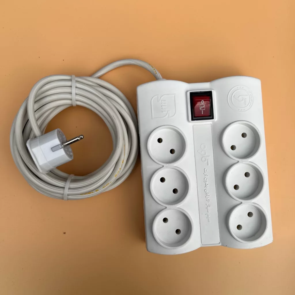 شش راهی برق کاوه مدل .6.KV.215.10M طول 10 متر