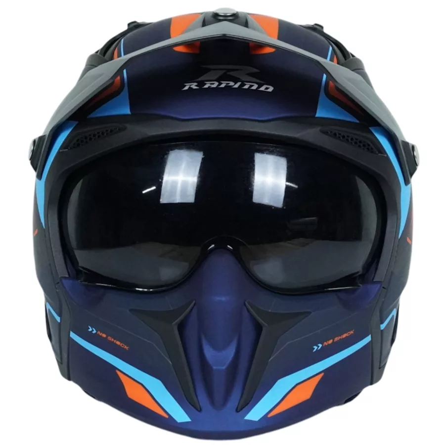 کلاه کاسکت فک جداشونده راپیدو مدل 890+ blu