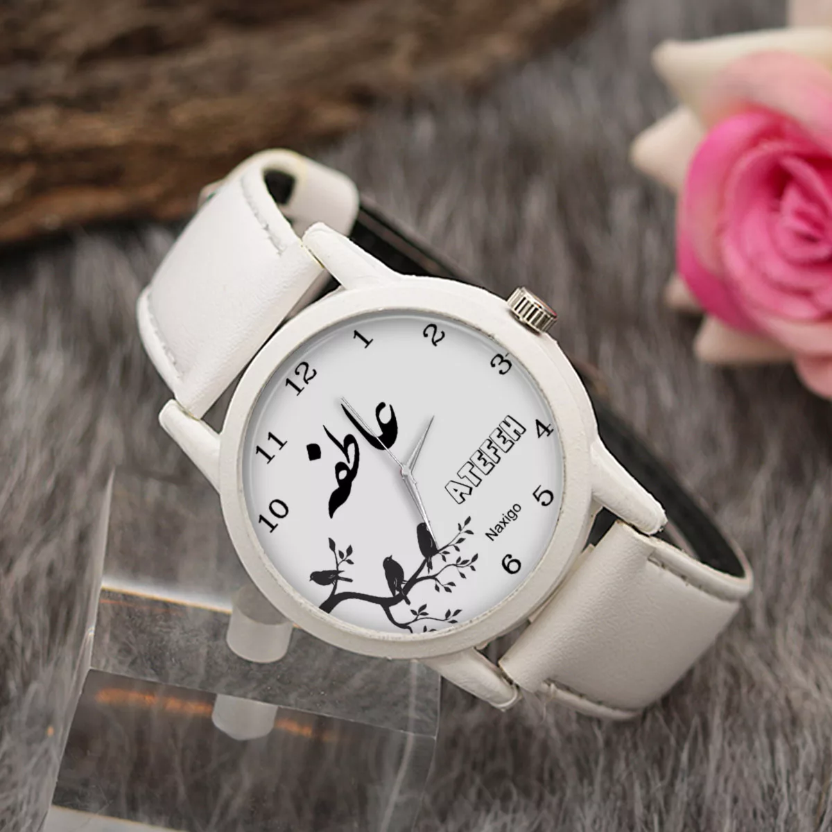 ساعت مچی عقربه ای زنانه ناکسیگو طرح عاطفه کد LF3447