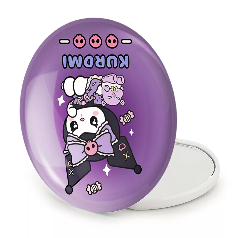 آینه جیبی خندالو طرح کورومی و مای ملودی مدل تاشو کد 36912