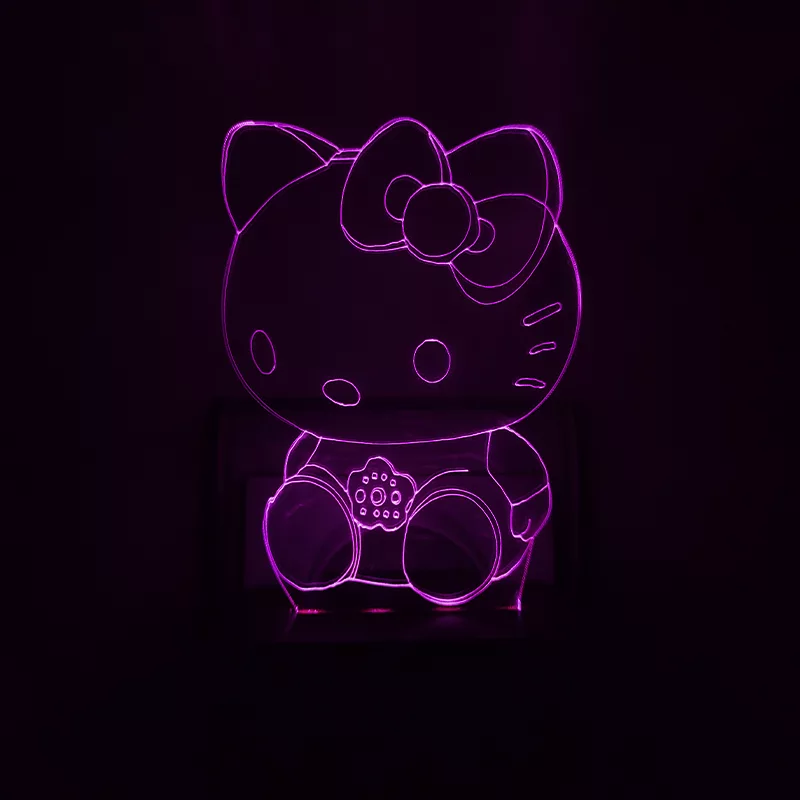 چراغ خواب اتاق کودک طرح کیتی مدل دیواری